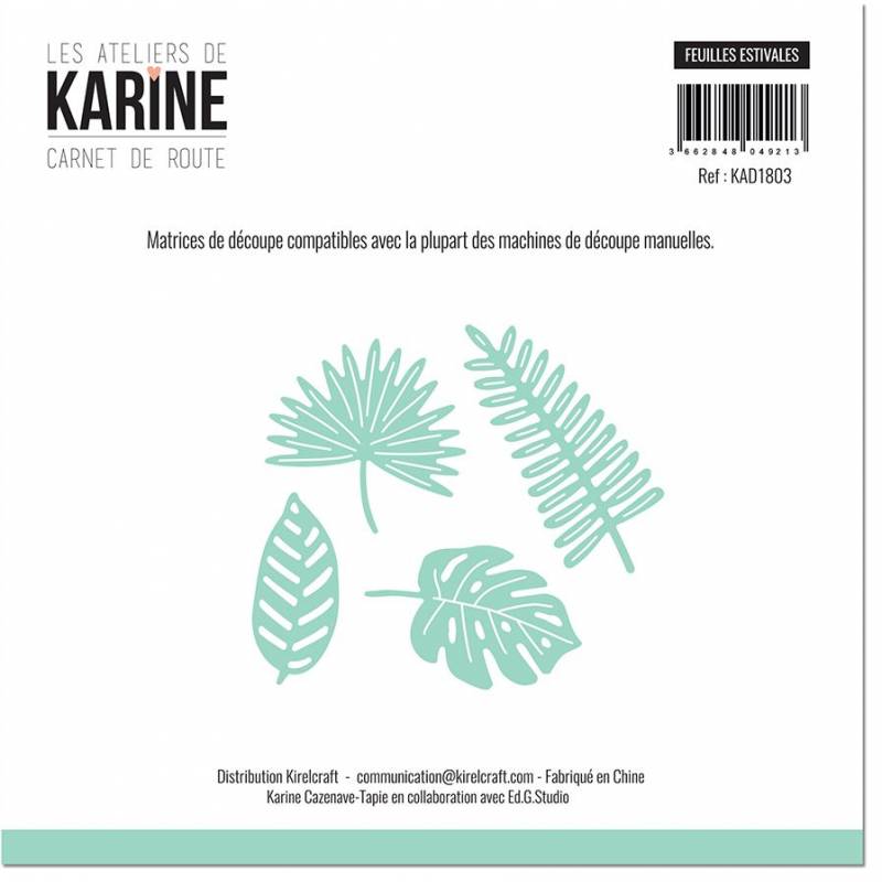 Dies - Les Ateliers de Karine - Carnet de route - Feuilles estivales