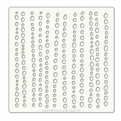 Pochoir Artistic Flair - 15x15 cm - Hanging Beads