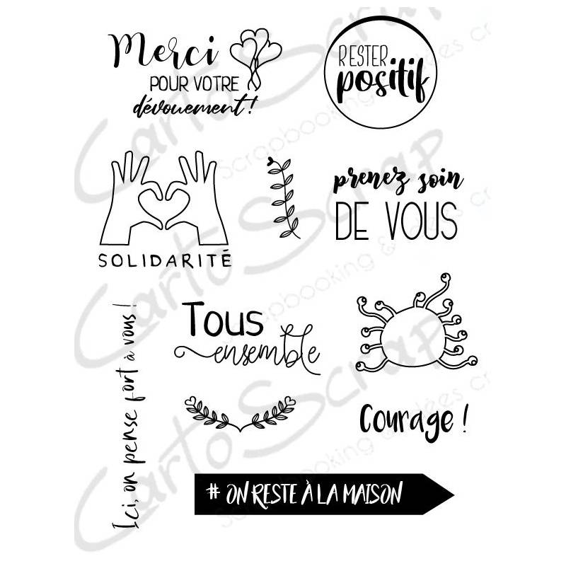 Tampons CartoScrap - Solidarité