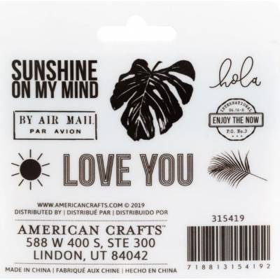 Set de tampons bois et d'encres - Heidi Swapp - Love you