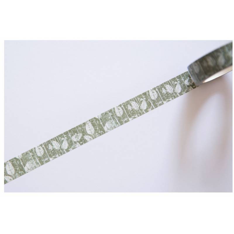 Masking Tape - Mes P'tits Ciseaux - Fond feuilles