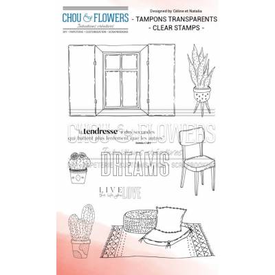 Tampons Clear - Chou & Flowers - Tendresse