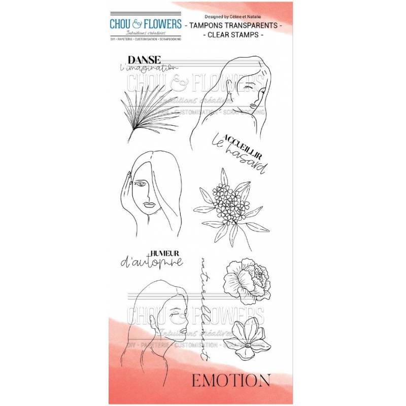 Tampons Clear - Chou & Flowers - Emotion