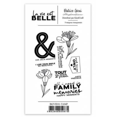 Tampons Béatrice Garni - La vie est belle 1 - Family