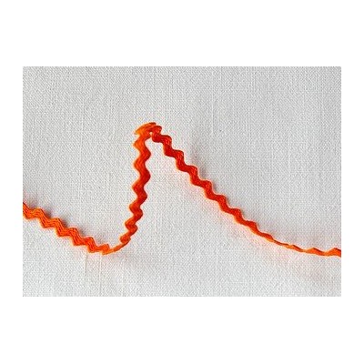 Mini ric-rac (croquet) orange