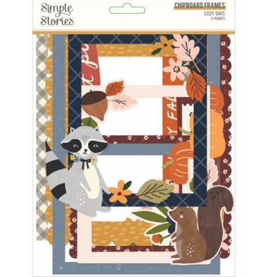 Chipboard Cadres - Simple Stories - Cozy Days