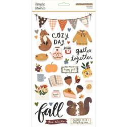 Chipboards - Simple Stories - Cozy Days