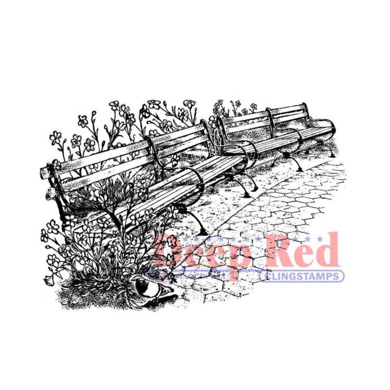 Tampon - Deep Red - Parc benches