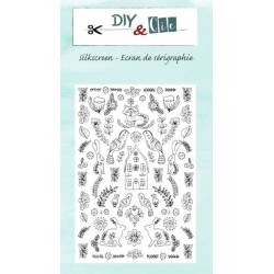 Pochoir Silkscreen - DIY & Cie -Screen & Folk - Jardin d'Hiver