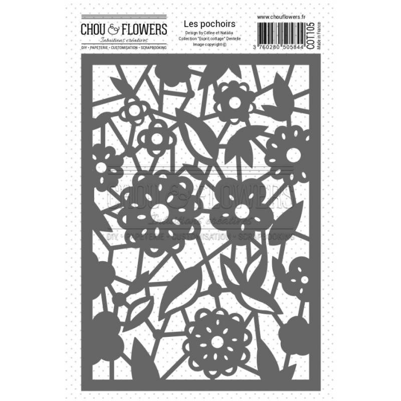 Pochoir - Chou & Flowers - Confetti