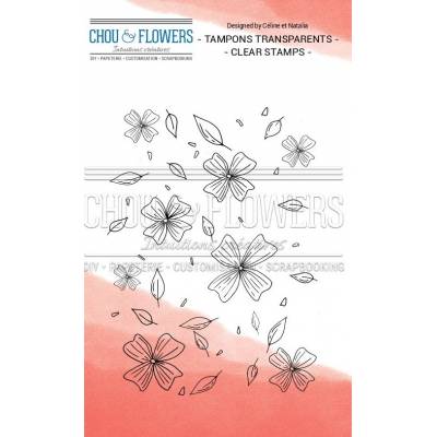 Tampons Clear - Chou & Flowers - Pétales volants