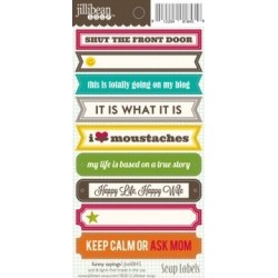 Stickers Soup labels - Funny Sayings