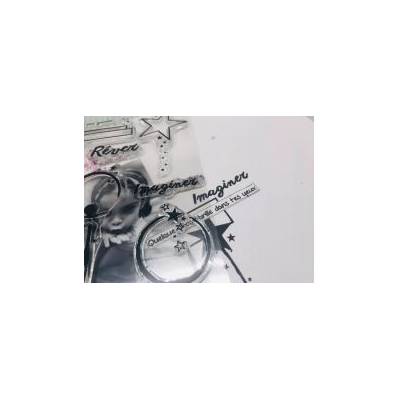 Tampons CartoScrap - Dans les étoiles en rond