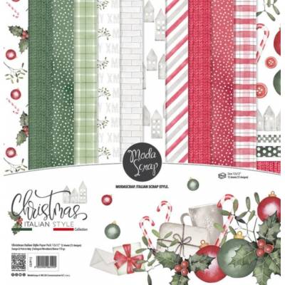 ModaScrap - Paper 30.5 cm x 30.5 cm - Noël Style Italien