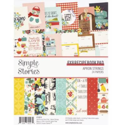 Pack de papiers 15x20cm - Simple Stories - Recettes