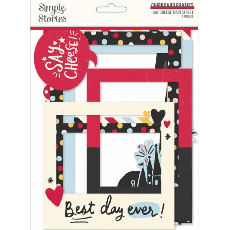 Chipboard Cadres - Simple Stories - Say Cheese Main Street