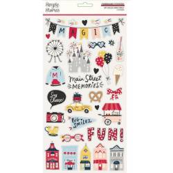 Chipboards - Simple Stories - Say Cheese Main Street