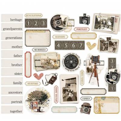 Die Cuts Journal - Simple Stories - Simple Vintage Ancestry