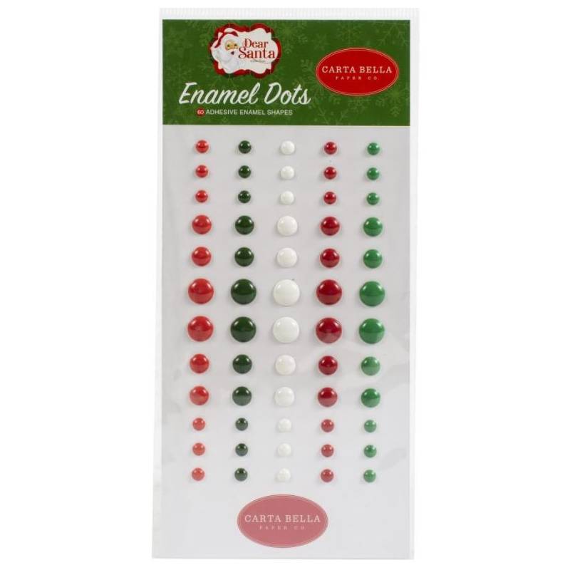 Enamel Dots - Carta Bella - Dear Santa