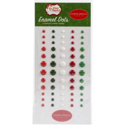 Enamel Dots - Carta Bella - Dear Santa