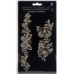 Sujets en carton bois Prima - Butterfly Borders