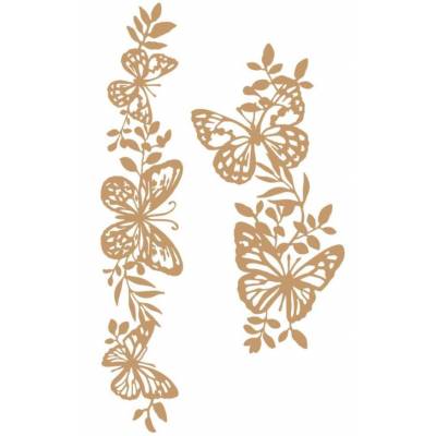 Sujets en carton bois Prima - Butterfly Borders