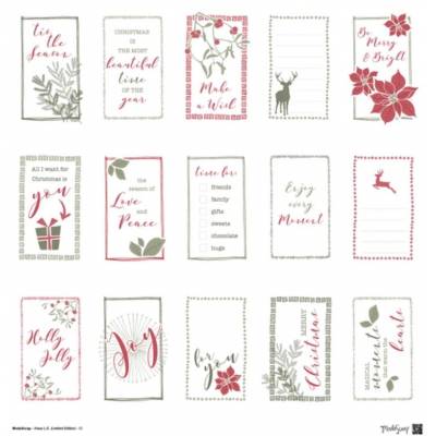 ModaScrap - Paper Pack 30.5 cm x 30.5 cm - Xmas Edition limitée