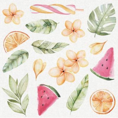 ModaScrap - Paper Pack 15.2x15.2 - Eté Fruité