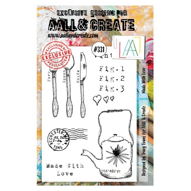 AALL & Create Stamp - 331 - le thé est servi