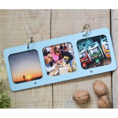 Cadre 3 Photos à accrocher - Stampam