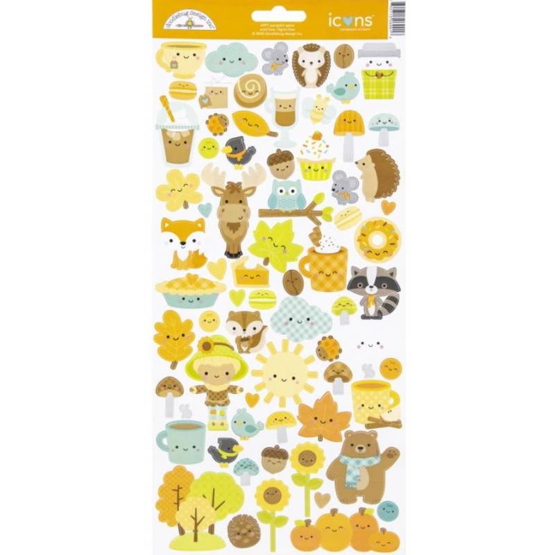 Stickers Icons - Doodlebug - Pumpkin Spice Icons
