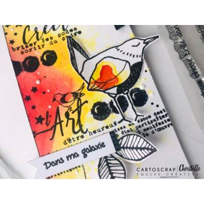 Tampons CartoScrap - L'art d'être Heureux