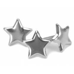 Mini brads métalliques (50p) - Etoile Argent