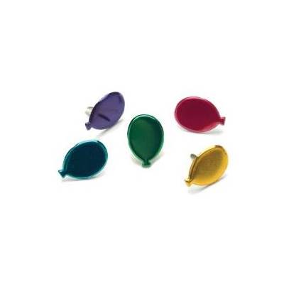 Mini brads métalliques (50p) - Ballons multicolores