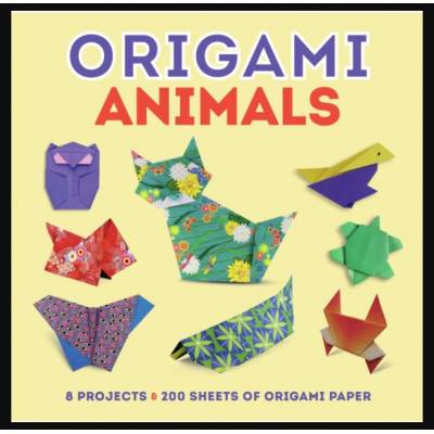 Origami Animaux - 8 projets et 200 papiers