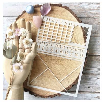 Pochoir - Chou & Flowers - Moodboard Chaque jour