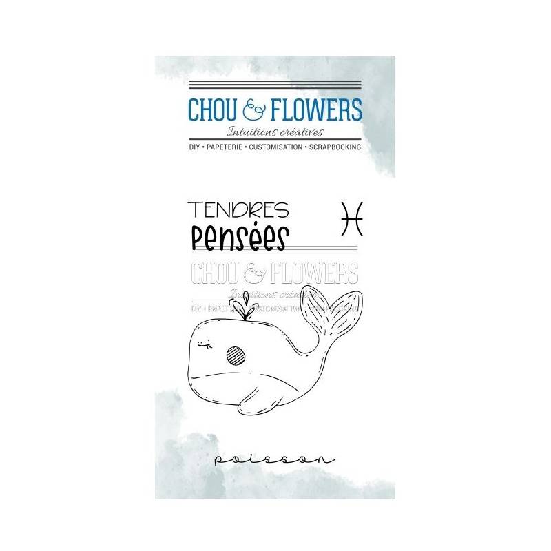Tampons Clear - Chou & Flowers - Doudou Poisson