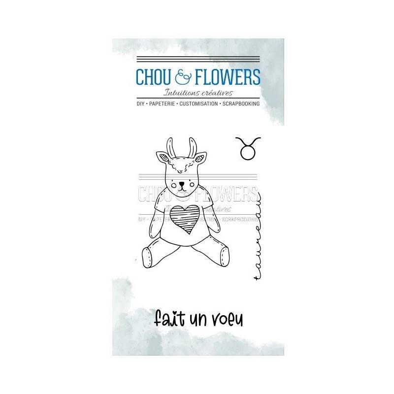 Tampons Clear - Chou & Flowers - Doudou Taureau