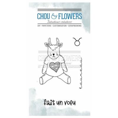 Tampons Clear - Chou & Flowers - Doudou Taureau