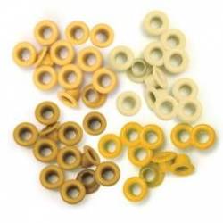 Oeillets Standards 3/16" - Coloris Jaune