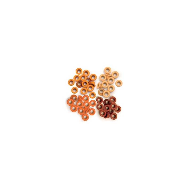 Oeillets Standards 3/16" - Coloris Orange