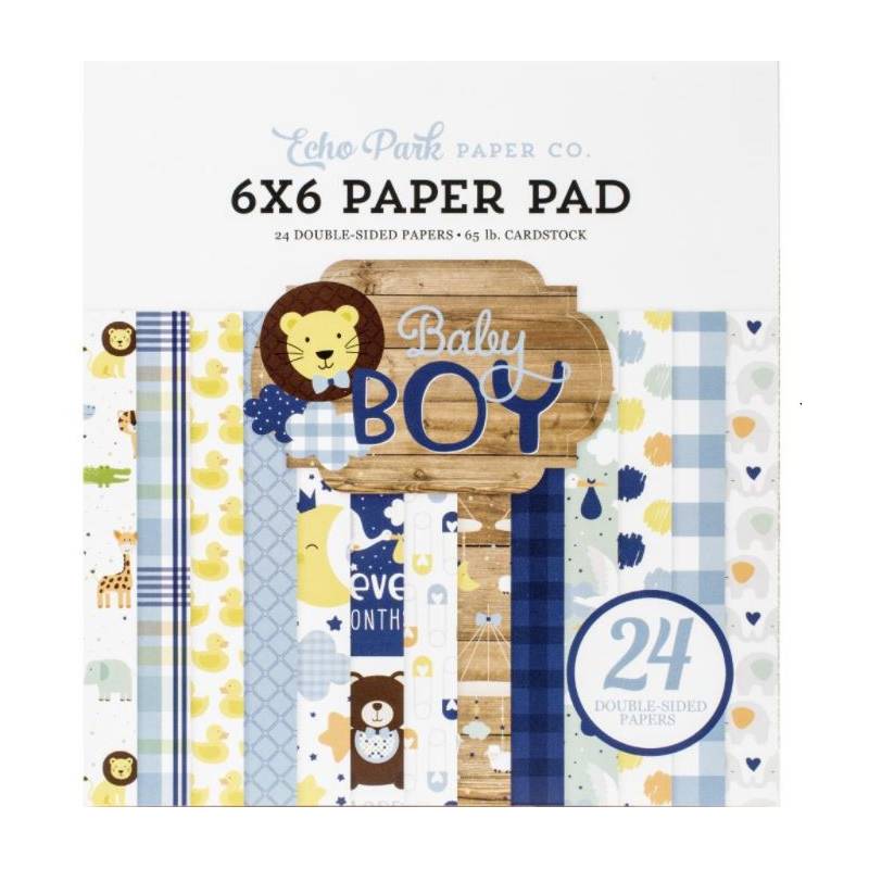 Pack Papier 15.2 x 15.2 - Echo park - Baby Boy