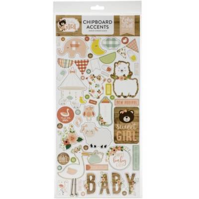 Chipboard sticker - Echo Park - Accents Baby Girl