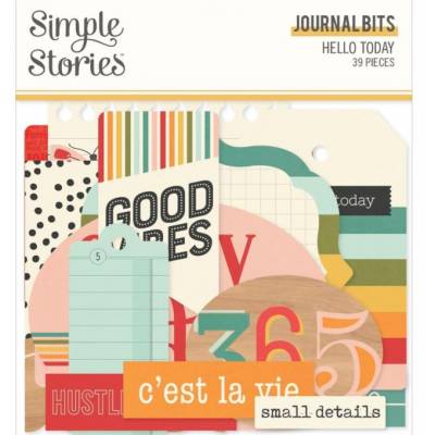 Die Cuts - Simple Stories - Journal - Hello Today