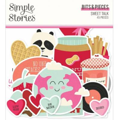 Die Cuts - Simple Stories - Pieces - Sweet Talk