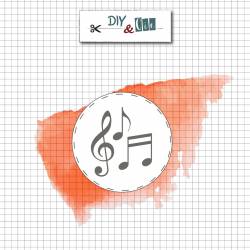 Sceau en laiton - DiY and Cie - Notes de musique
