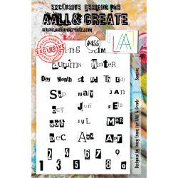 AALL & Create Stamp - 455 - Chiffres Journal