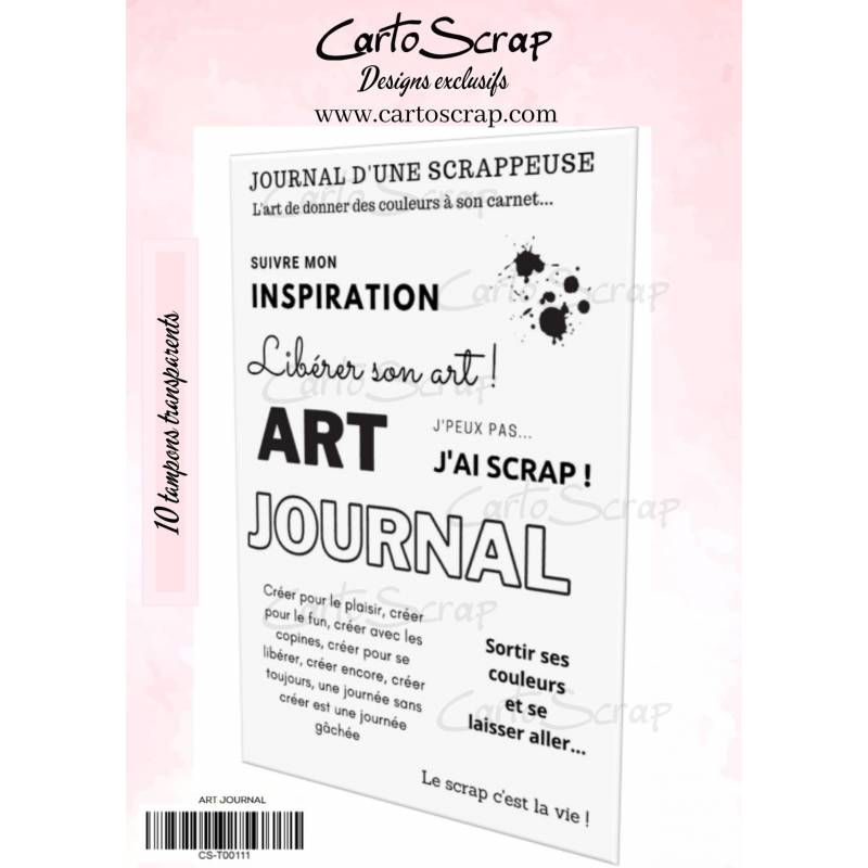 Tampons CartoScrap - Art Journal