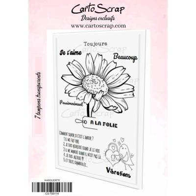 Tampons CartoScrap - Marguerite