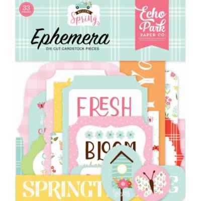 Die Cuts - Echo Park - Frames & Tags - Welcome Spring